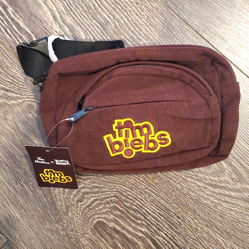 🤎 Tim Hortons X Justin Bieber Tim Biebs Fanny Pack - Waist Belt - Money Belt